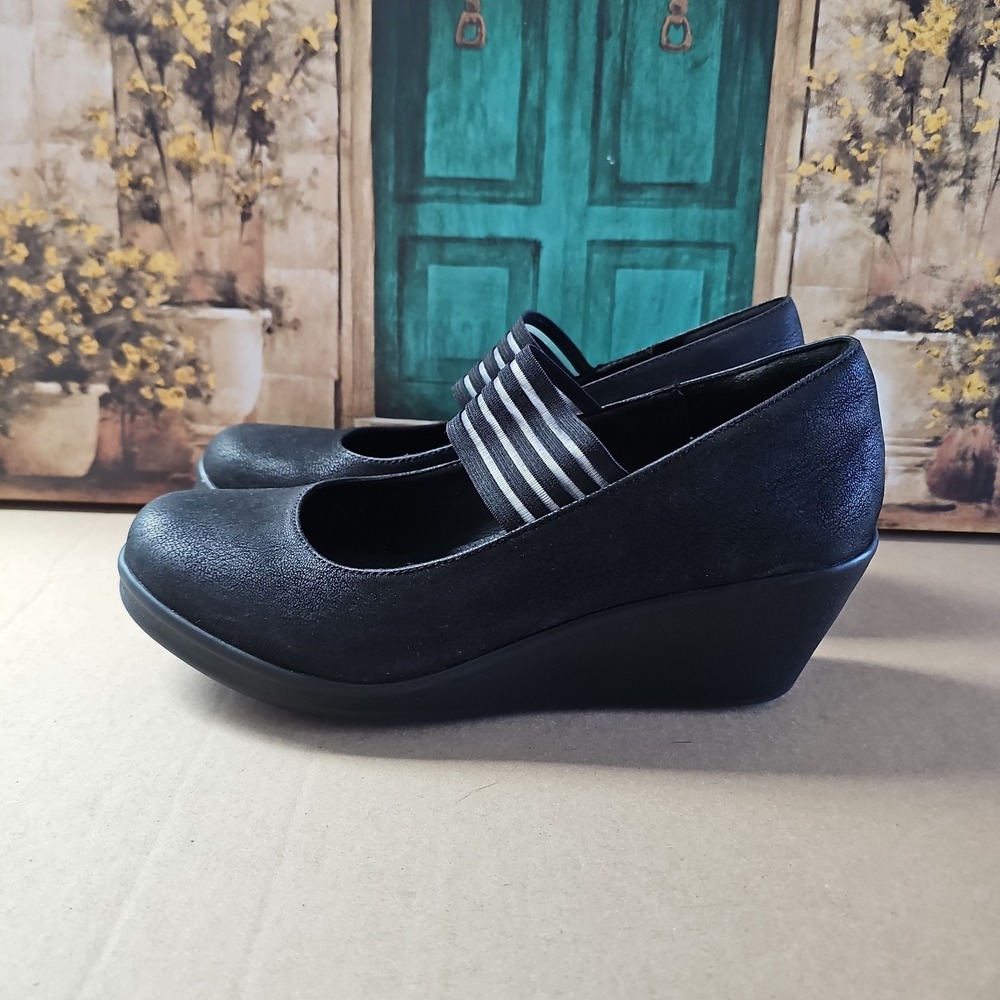 Skechers Shoes 11 Mary Jane Wedge Air Cooled Comfort Cushioned Memory Foam